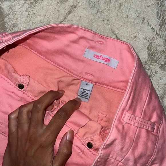 Pink Stretchy Skinny Slim Jeans - Picture 3 of 9